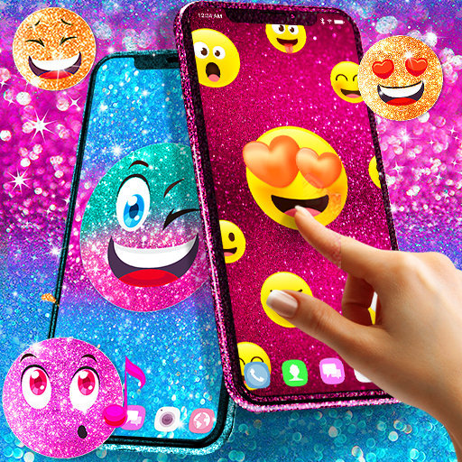 Download Emoji glitter live wallpaper 22.6 Apk for android