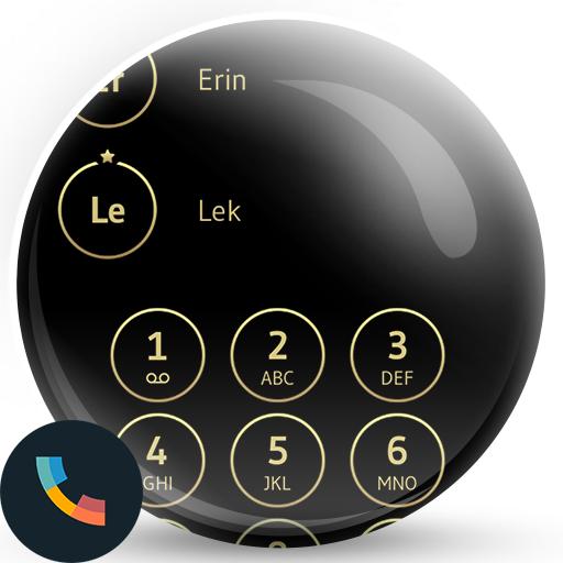 Download Theme Dialer Black Gold 350 Apk for android