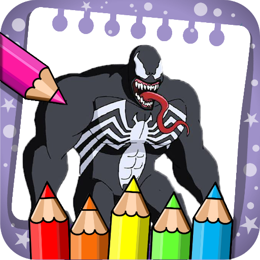 Download Superhero Venom coloring book 1.0 Apk for android