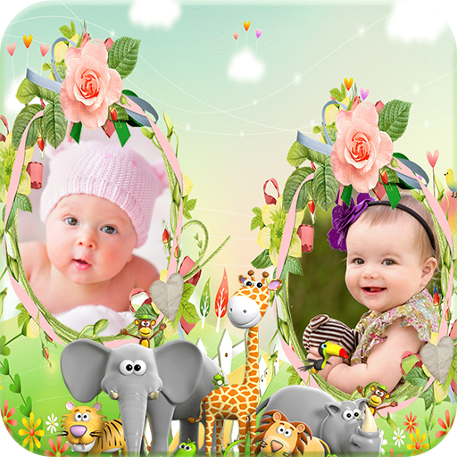 Download cadres photo double enfants 2.1 Apk for android