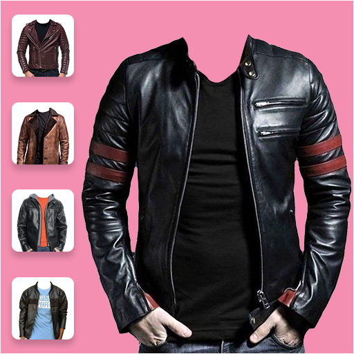 Download Man Leather Coat Photo Editor 7.0 Apk for android