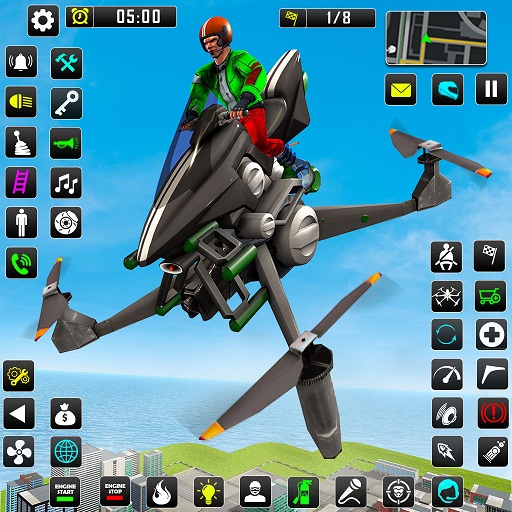 Download Flying Bike Simulator Games 1.0.16 Apk for android Apk