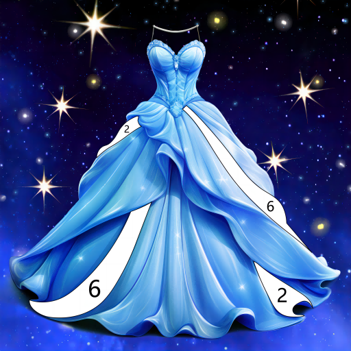 Download Gown Color - Paint by number 1.0.2 Apk for android