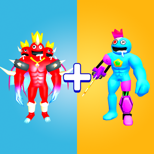 Download Merge Rainbow Fusion Fight 3D 1.1 Apk for android Apk