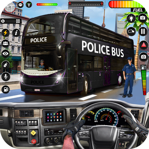 Download Police Bus Driving Games 2022 0.2 Apk for android