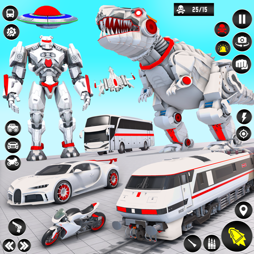 Download Police Dino Robot Car Games 1.8 Apk for android Apk