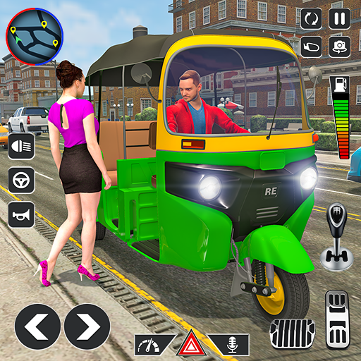 Download TukTuk Auto Rickshaw Taxi Game 3 Apk for android Apk