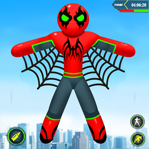 Download Flying stickman Robot Hero Fly 0.1 Apk for android