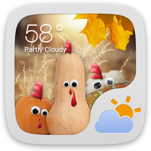 Download Happy Turkey Day GO Weather EX 1.0 Apk for android