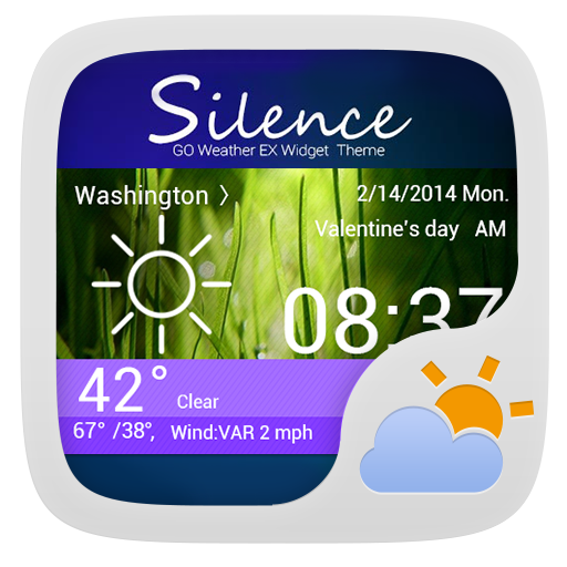 Download SILENCE THEME GO WEATHER EX  Apk for android