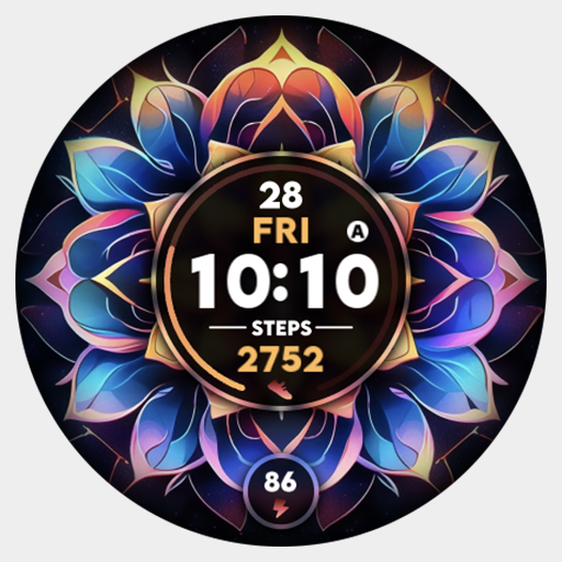 Download Kaleidoscope Watch Face  Apk for android